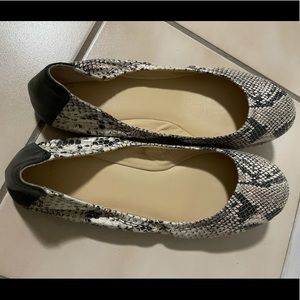 Cole Haan Snake Print Flats
